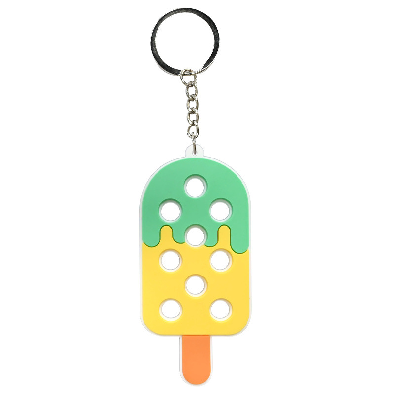 Hole Hole Colgante de llaver PVC pegamento blando DIY colgante de bolsas escolares colgante Amazon decoración regalos al por mayor stock image 28