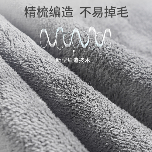 Car wash towel, car wipe cloth, special water-absorbent car interior suede rag, not easy to shed hair, deerskin towel, double-sided thickening