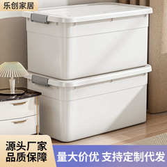 収納ボックス蓋付き防塵大容量寝室衣類布団整理箱プラスチック異臭なし厚手収納ボックス