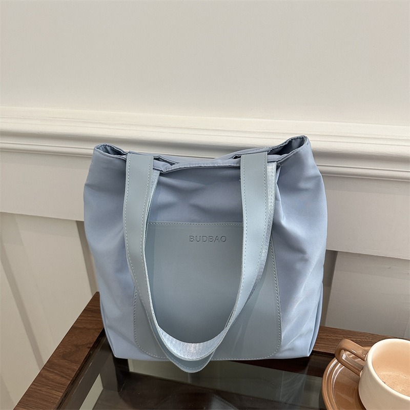 Casual, moda, bolso de gran capacidad para mujeres 2024 nuevo invierno simple, bolsa de hombro para viajar, bolsa de viaje ligera