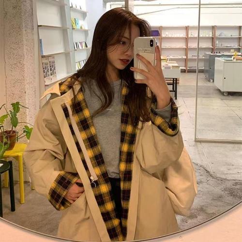 2023 new spring and autumn Korean style women's loose BF versatile tops retro windbreaker BF student jacket ins trend