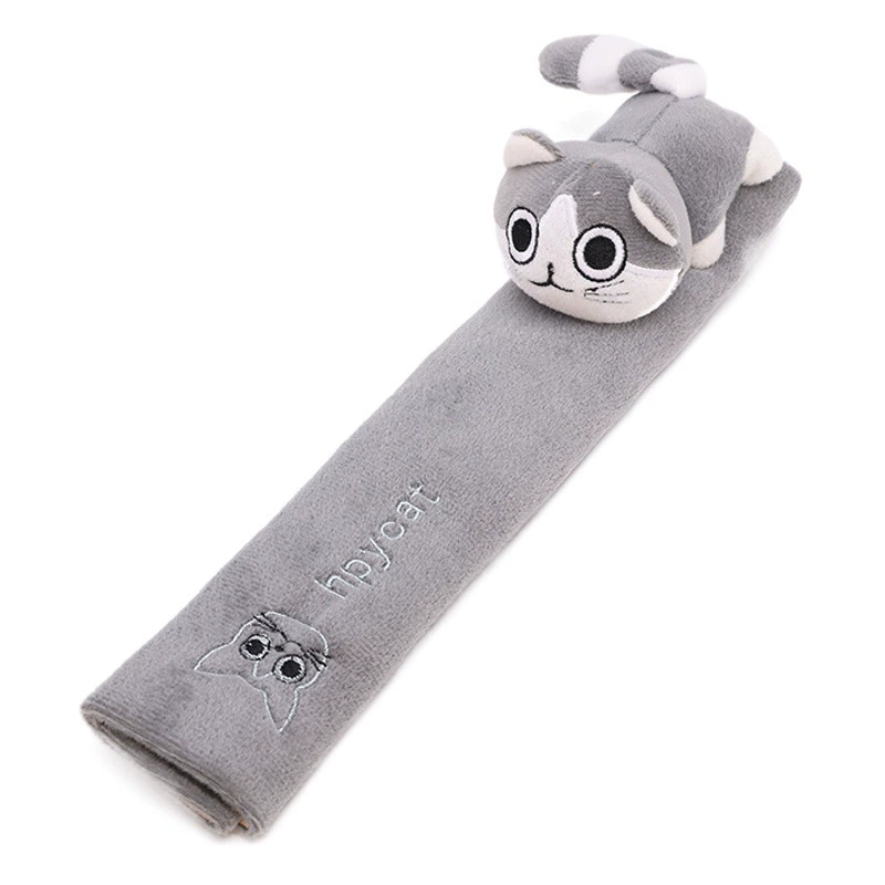 Наплечный чехол для ремня безопасности автомобиля с мультяшной индивидуальностью, милые длинные мужские и женские украшения для салона автомобиля, летние четыре сезона, универсальные