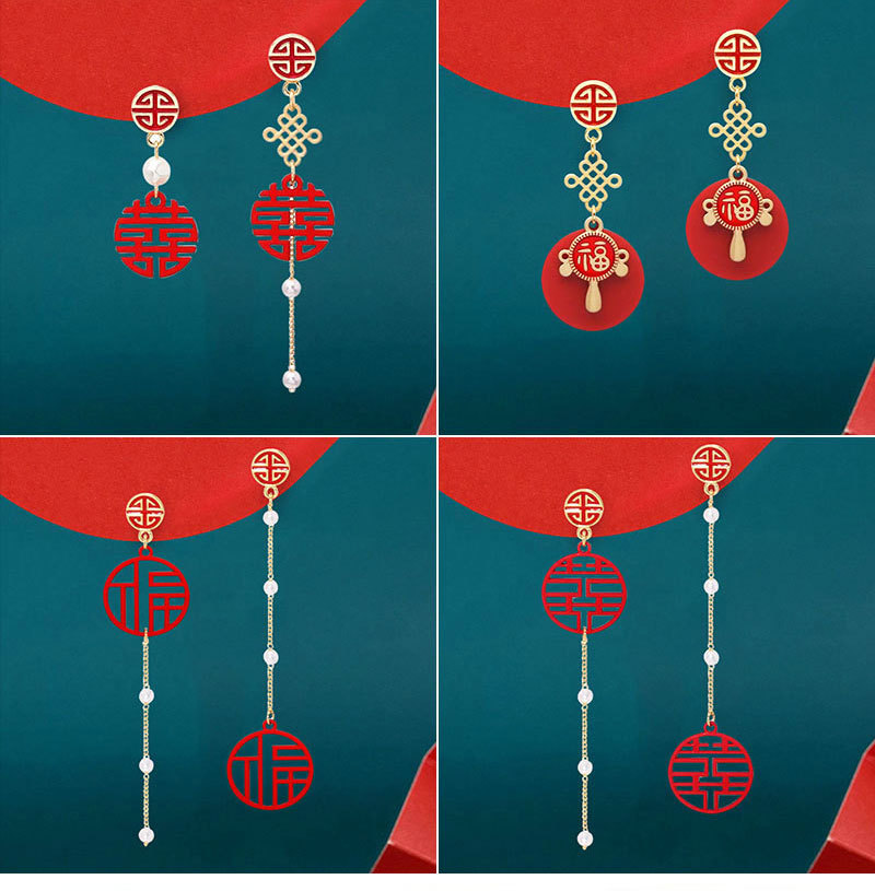 不对称喜字流苏耳环_01.jpg