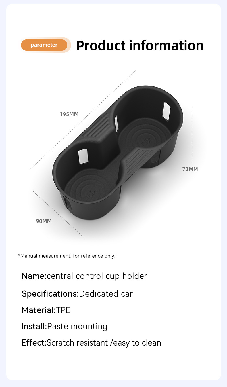 Suitable for 26 models of Mazda EZ6 central control cup holder 6E protective anti-slip mat, specialized car accessories for modification