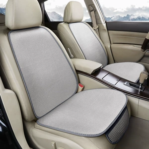Summer Ice Silk Car Seat Cushion Universal Cooling Cushion New Three-Piece Set Single-Piece Back Cushion Non-Slip Breathable Four Seasons