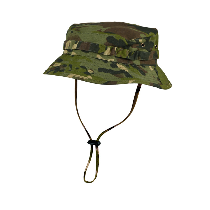 Sombrero de pescador de ala ancha transfronterizo, gorra deportiva para hombre para exteriores, sombrero de ciclismo con protección solar, sombrero de camuflaje para montañismo.