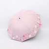 Umbrella 22 years of new 10 bone plus reinforcement vinyl sunscreen sun and sunny sun umbrella strong folding umbrella