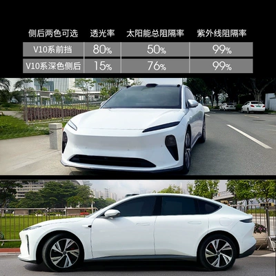 Automotive Film Explosion-Proof Film, Sun Protection and Heat - suitable-for-cars-v10-titanium-nitride-ceramic-full-car-film-hd-front-guard-dark-side-and-rear