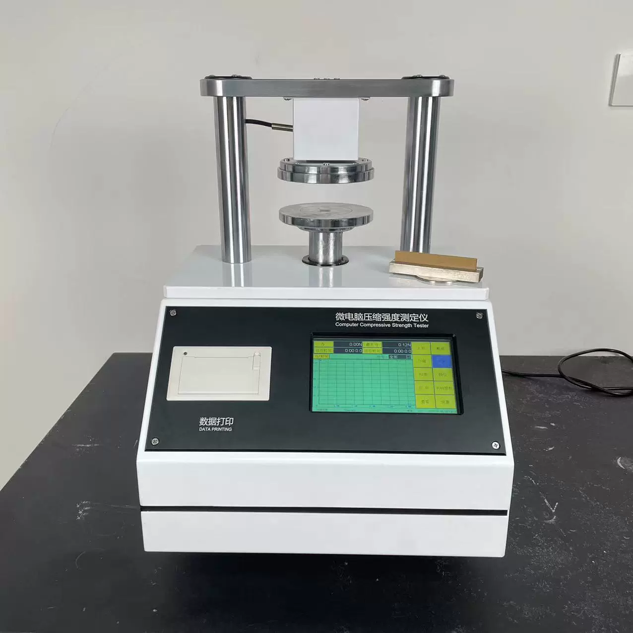 Машина для испытания на прочность на кромку картона/Машина для испытания на прочность на кромку из картона сотового картона/Боковой пресс/Тест на боковое давление