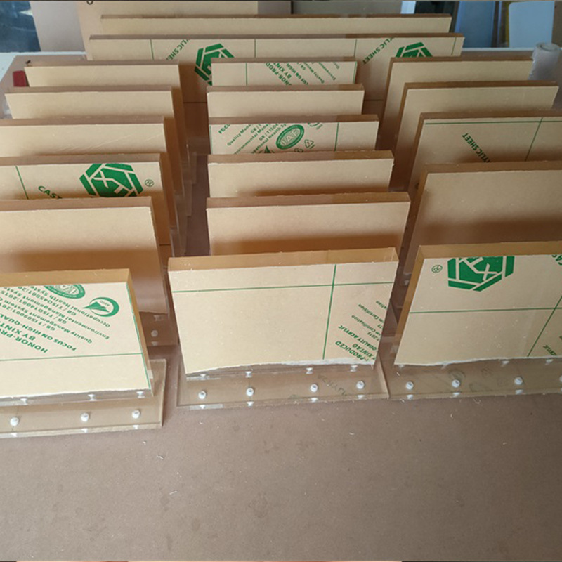 亚克力家具桌腿脚台签a4卡槽UV印刷logo圆棒厚薄板颜色齐全板材