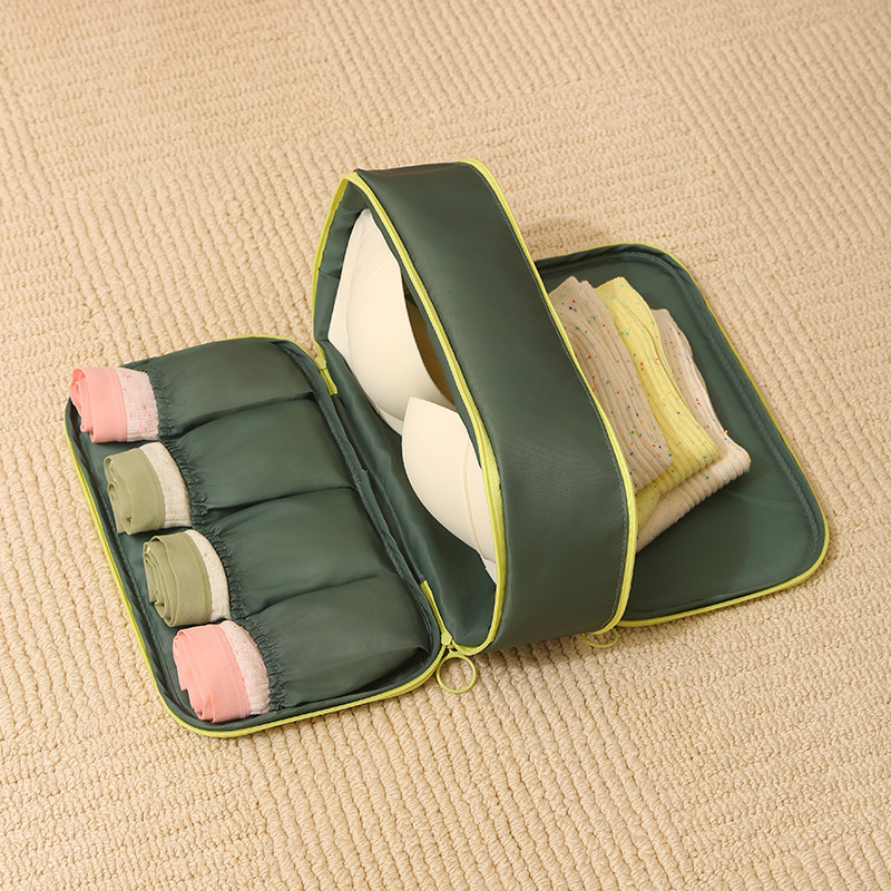 Bolsa de almacenamiento de ropa interior de gran capacidad de dopamina Bolsa de almacenamiento de viaje Bolsa de almacenamiento de calcetines tres en uno multifuncional para celebridades de Internet