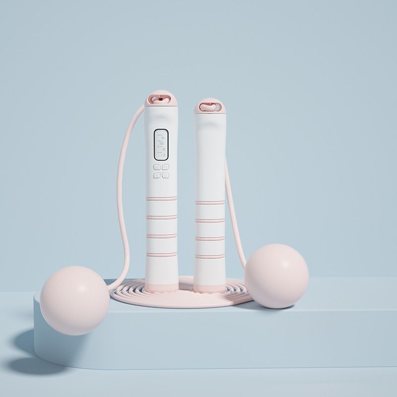 핑크 와이어 로프 무선 대형 볼 겸용 모델(업그레이드된 4버튼)