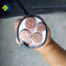 YJV3*50+1*25銅電力電纜硬線三等芯50平方3+1銅芯鎧裝阻燃四線