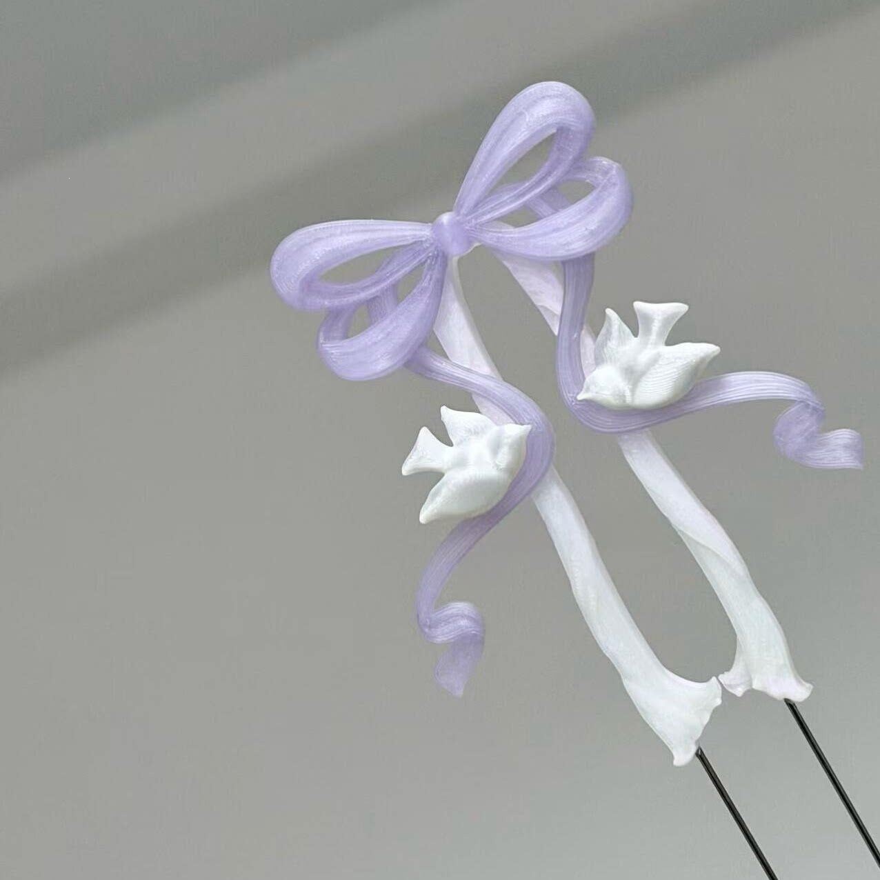New lily of the valley butterfly bean pen, double-needle bean arranging tool, special bean arranging spatula, tweezers, DIY handmade bean arranging tool, bean arranging pen
