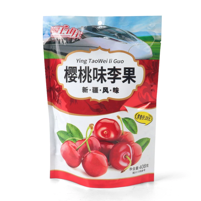 Cherry flavored plum dried fruit 408g peach meat office snacks individually packaged preserved fruit cross-border
