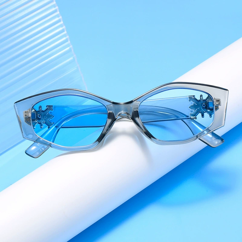 Новые солнцезащитные очки женские: Малы, GM Same Moly Fashion SANKUANZ Cooperative Edition Settlement Edition Personal Cat Eye Sunglasses Female Spirit