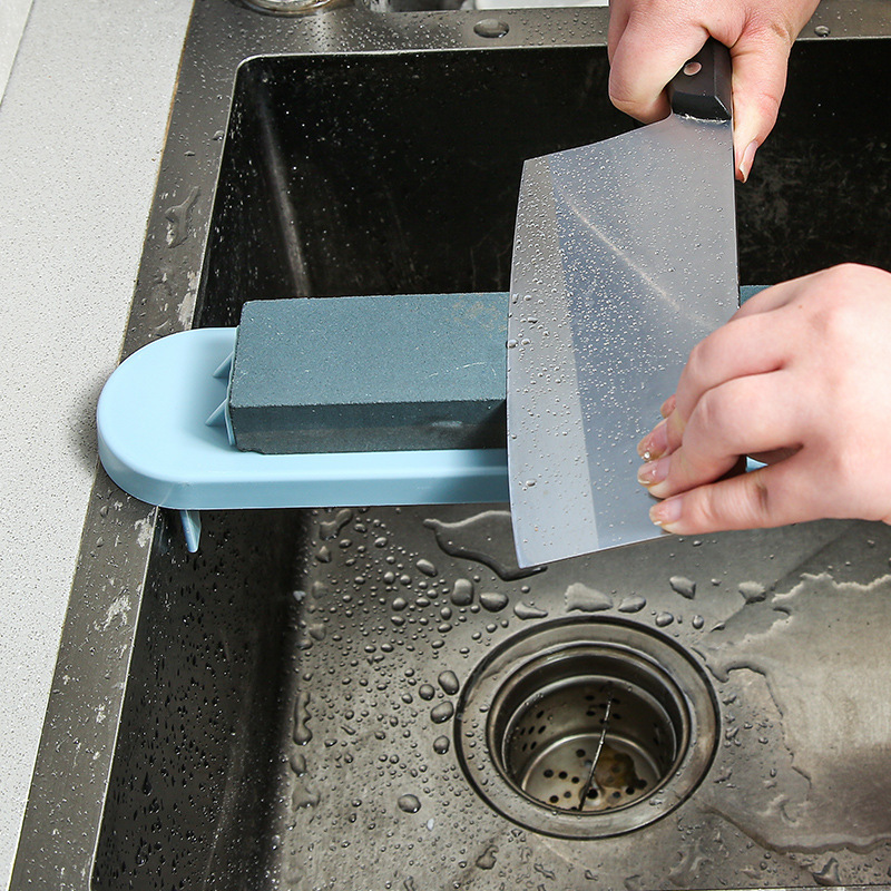 Brindstone sink retractable adjustable grindstone holder fixed bracket bracket household grindstone fixed angle base