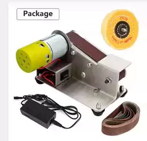 Dongfu микро 15 градусов электрическая ленточная машина DIY полировальная машина деревообрабатывающая шлифовальная машина шлифовальная машина механическая шлифовальная машина маленькая