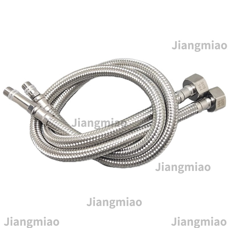 Manguera de entrada de agua, tubo de acero inoxidable trenzado, lavabo, grifo, inodoro, tubo de entrada de agua, manguera de trenzado de metal, tubo de entrada de agua caliente y fría