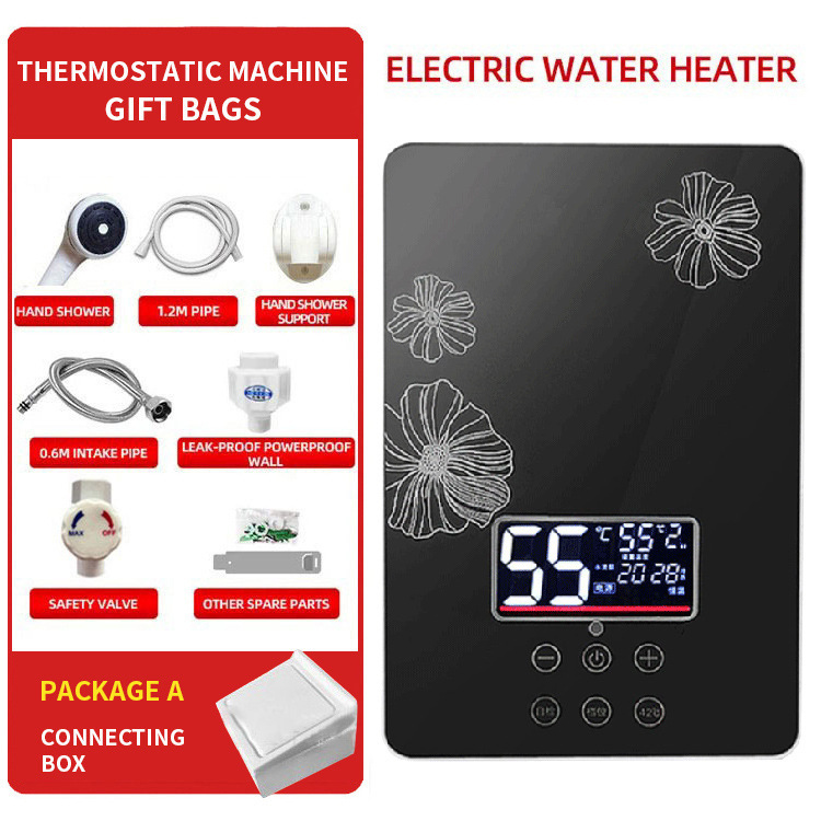国境を越えたインスタント電気温水器 110V 家庭用インスタント加熱小型シャワーインテリジェント恒温バス省エネ|undefined