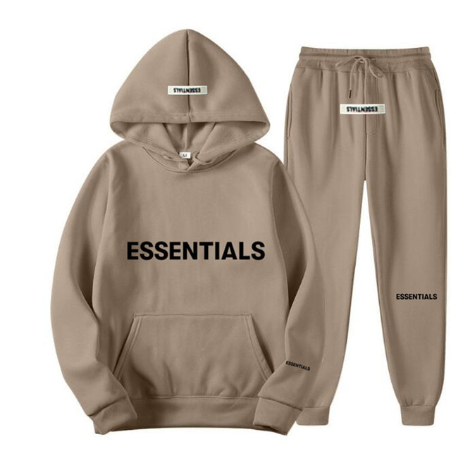 Traje de suéter europeo y americano transfronterizo Essentials nuevos hombres y mujeres suéter de manga larga sweatpants suit pullover HOODIE
