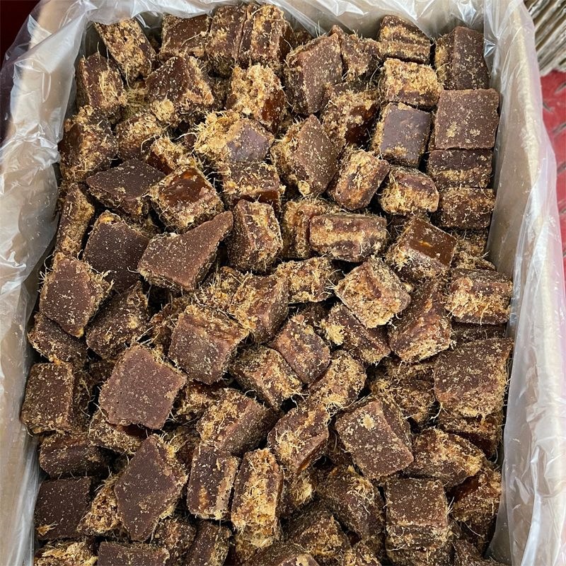 姜多够辣!广西农家老生姜姜母红糖块500g/150g甘蔗老姜黑糖块包邮