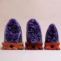 天然ウルグアイア紫水晶クラスター紫晶洞原石置物玄関オフィス鉱物置物卸売り