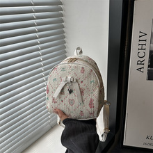 2025新款时尚可爱小众迷你双肩包包女甜美单肩包卡通外出旅游背包