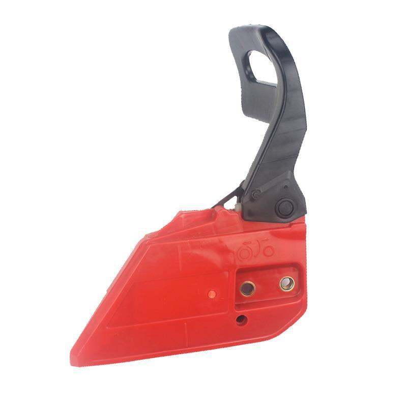 59/58/52油锯刹车板通用汽油锯侧盖板伐木锯导板压板刹车总成配件