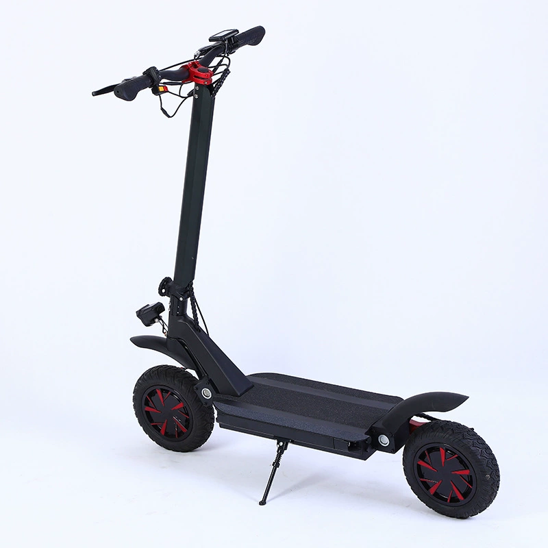 Электросамокат с двойным приводом для бездорожья, 11-дюймовые колеса, двухколесный складной самокат для взрослых, 60В 1500Вт, внедорожный, с двойным приводом