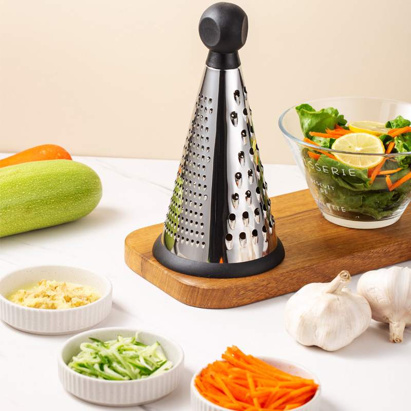 多機能野菜削り器野菜削り器縦型ステンレス円錐削り三面削りジャガイモ削り器チーズ削り|undefined