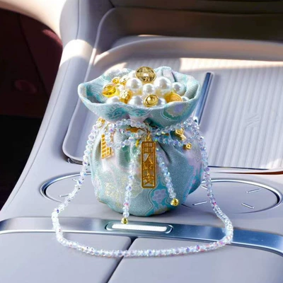 Fortune Bowl, Lucky Bag, Car Aktiv kömürlü qoxu uducular - green