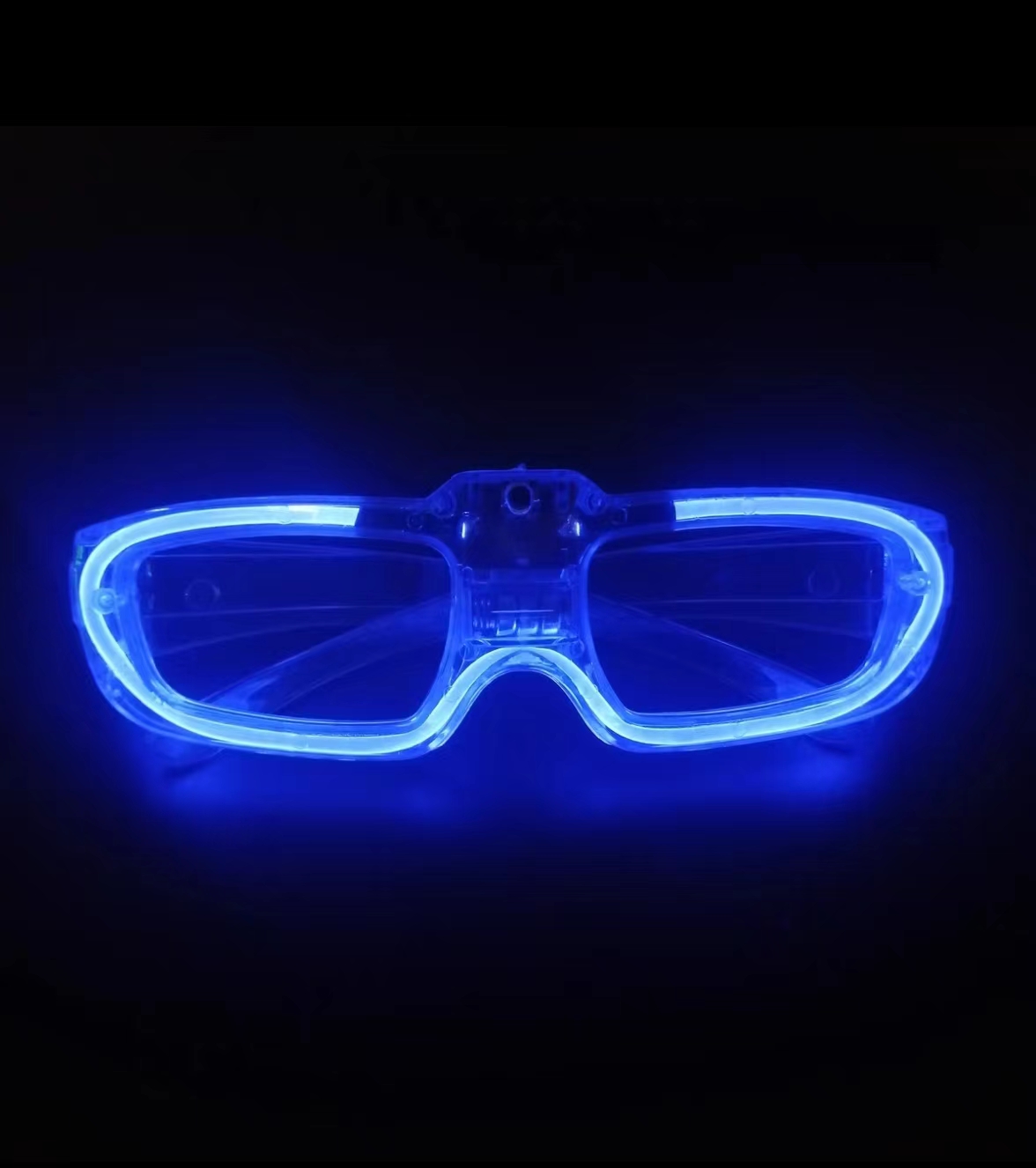 Gafas cuadradas azules