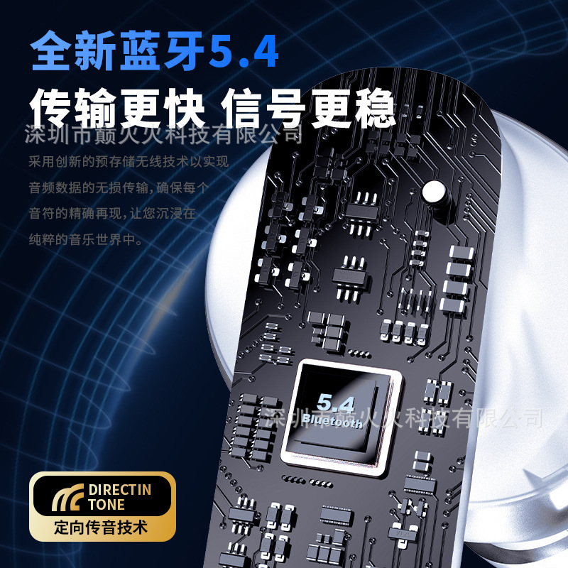 跨境BY09智能AI翻译蓝牙耳机双唛ANC+ENC全彩触屏LX10多功能私模|undefined