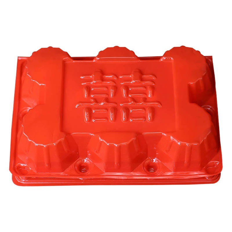 Пластиковый лоток для красных яиц Baby Full Moon Одноразовая упаковка для яиц в коробке прозрачное яйцо Привет лоток для яиц оптом