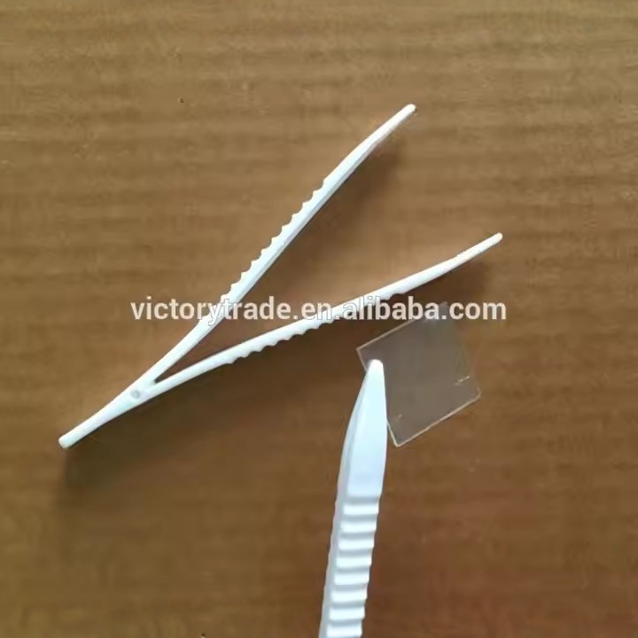 115mm 长塑料镊子 夹子美容镊子面膜镊子化妆工具 化妆夹