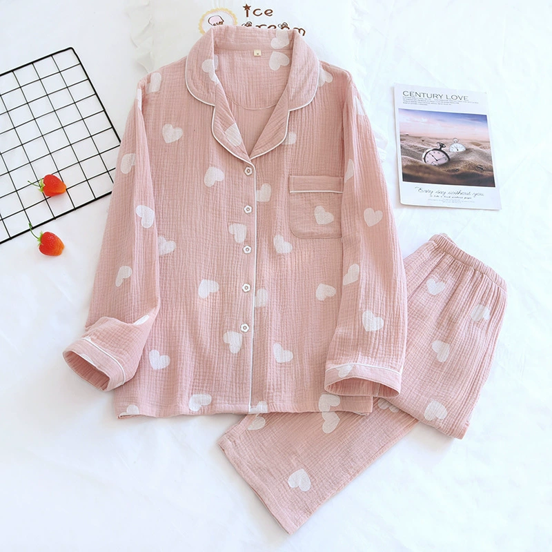Хлопковый пижамный комплект, марля комфорт, много принтов, размеры M–L–XL