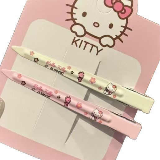 hellokitty发夹可爱kt猫百搭刘海鸭嘴夹发饰侧边夹碎发夹猫猫发卡|undefined