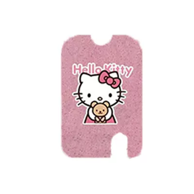 Electric vehicle foot mat Electric Car TDT1216Z Wire Loop - pink-hello-kitty-free-velcro-emma-bichon-d260