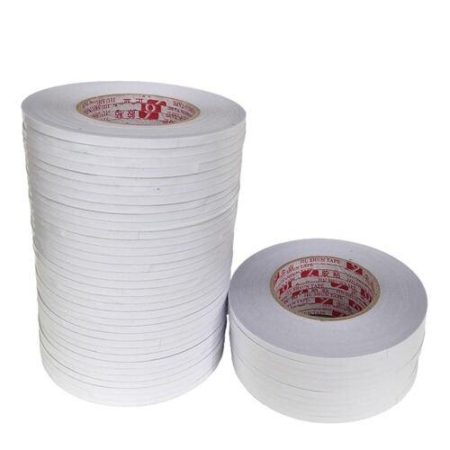 Oil-based double-sided tape, white translucent oil glue, long-lasting, sticky and easy to tear, double-sided coated pressure-sensitive industrial double-sided tape