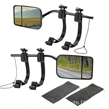 跨境汽车延长后视镜房车拖车延长大视野后视镜倒车镜皮卡车后视镜