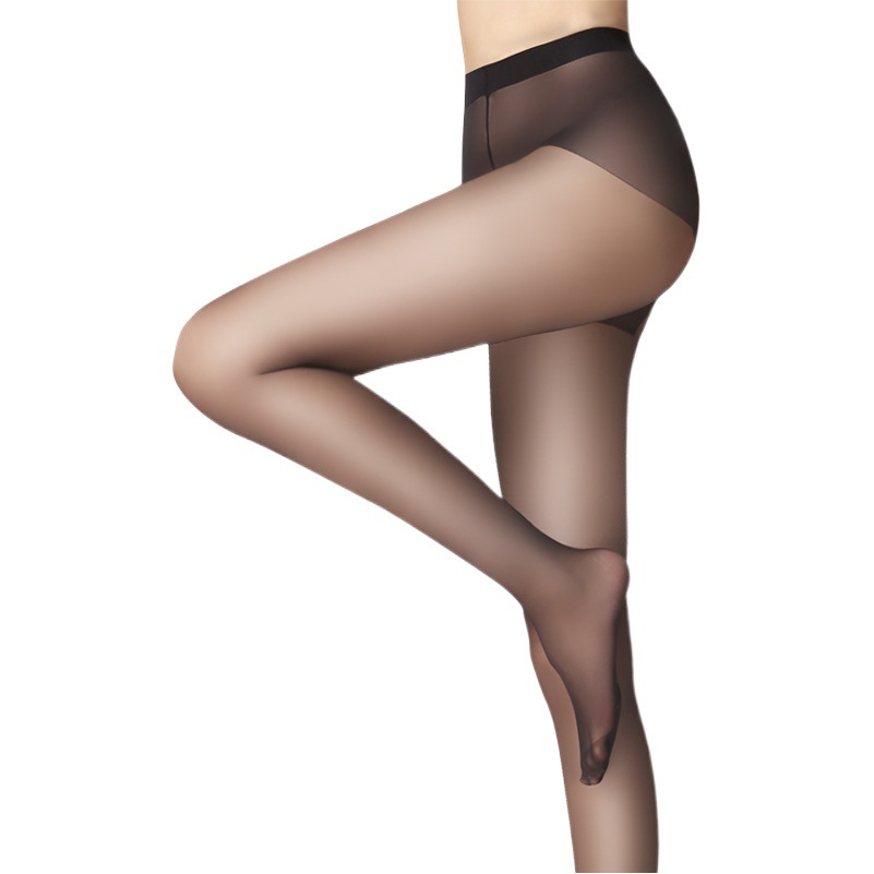 Medias de pimiento rojo, anti-gancho, calcetines de piel finos de verano para mujer, pantimedias de fondo invisibles duraderas de seda negra sexy