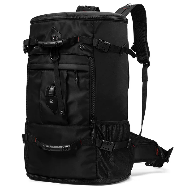 Capacious ski boots, helmet, fluorescence off-road waterproof bag, backpack