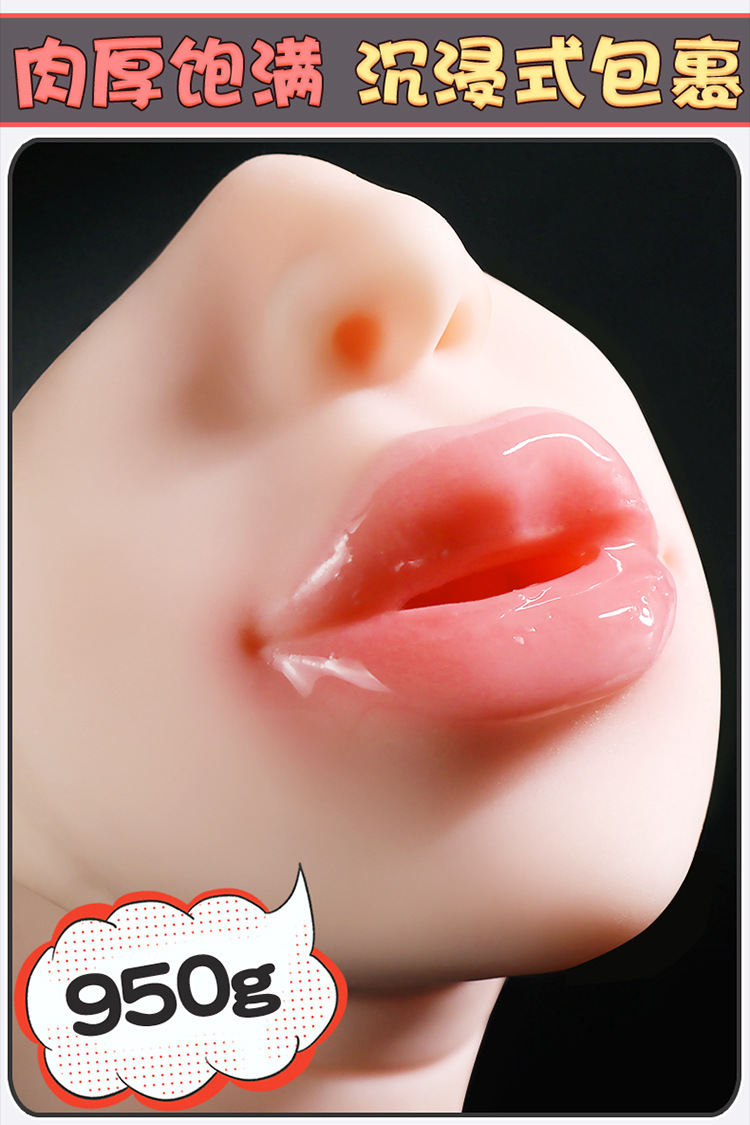 Jiuai Men’s Manual Masturbator TPE Inverted Half-Body Doll Flesh — detail image 6
