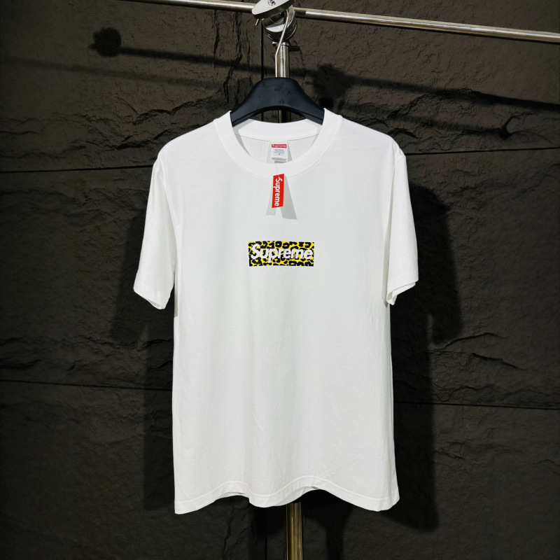 Foreign Trade Trendy Brand Supreme Unisex Fashion Casual Versatile Printed Short-Sleeve T-Shirt Wholesale Small Collection Foreign Trade Trendy Brand Supreme Unisex Fashion Casual Versatile Printed Short-Sleeve T-Shirt Wholesale Small Collection