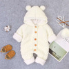 Children's demi-season keep warm bodysuit suitable for men and women girl's, woolen cute clothing for new born