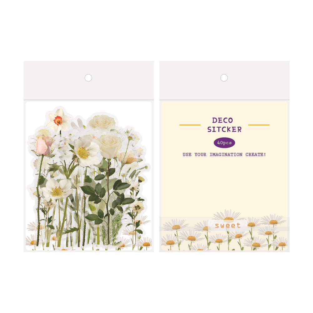 透明花卉SWEET 40枚/袋 