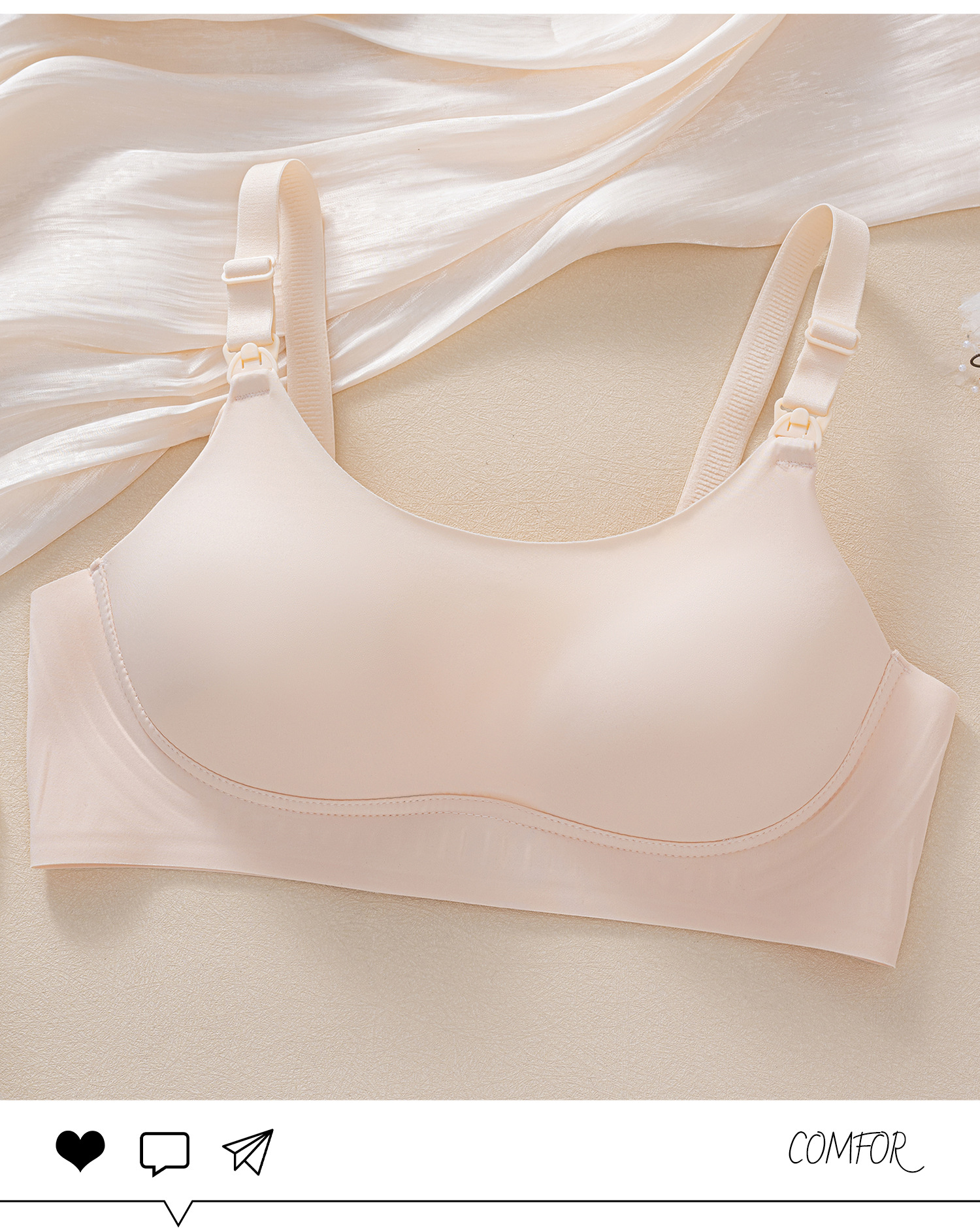 Venta directa de fábrica comercio electrónico transfronterizo Sudeste de Asia Vietnam Tailandia damas sin costuras sujetador de recogida lateral cómodo