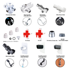 美式卫浴三通插座分水器龙头顶喷花洒淋浴臂三通分流器吊臂转接头