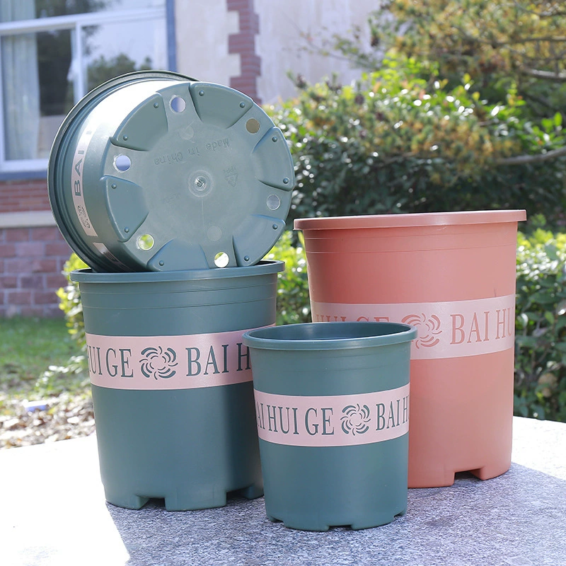 Бассейн для галлонов Творческий Зеленый завод Утолщенный бассейн для контроля корней Балкон Зеленая Роза в горшке Роза Смола Пластиковый цветочный горшок оптом